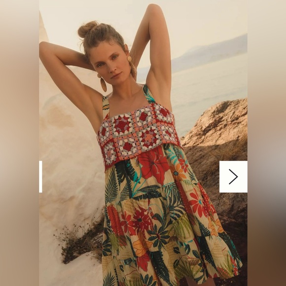 FARM Rio Multicolor Floral Mini Dress - Picture 2 of 9